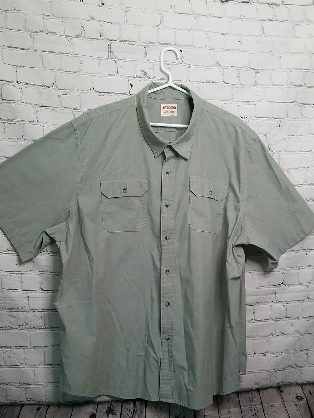 Wrangler Mens Shirt 3XLarge Button Down Front Pockets